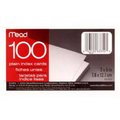 Acco/Mead 100Ct 3X5 Pl Index Card 63352
